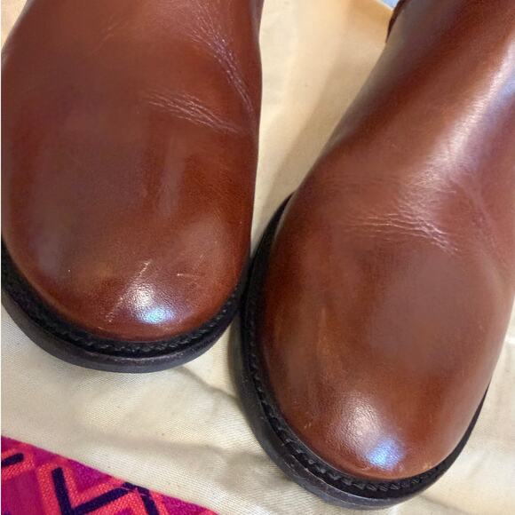 Tory Burch BRITA Riding Boot, Sienna Brown Leather Wmns Sz US6M, MSRP$495 - Picture 5 of 16